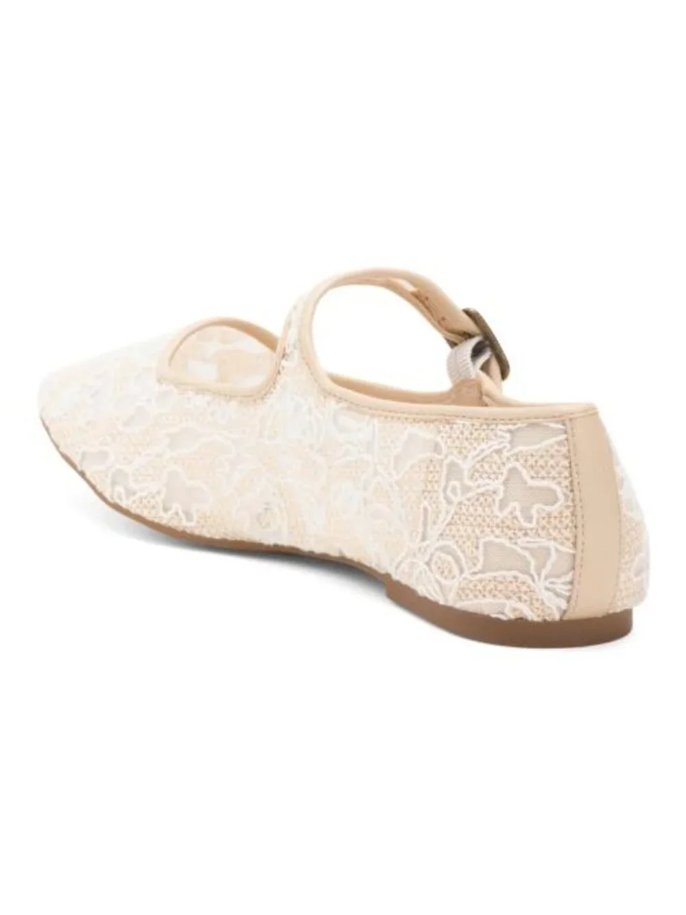 LUCKY BRAND Tannyr Burnout Lace Mary Jane Ballet Flats - Picture 8 of 10